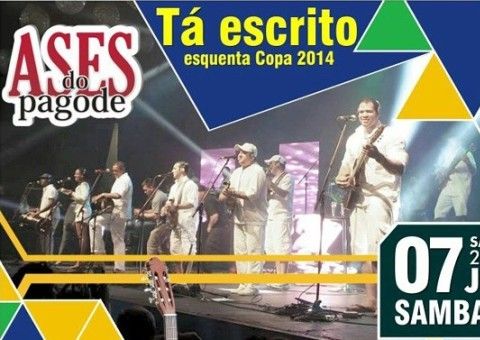Show “Tá escrito!” é atração do Ases do Pagode neste sábado no Sambaqui