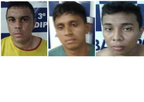 Mascarados são presos na Colônia Oliveira Machado