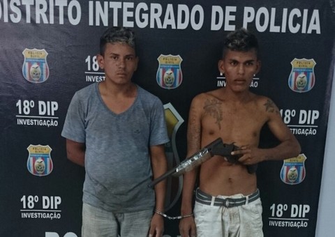 Dois homens são presos por assalto no Novo Israel