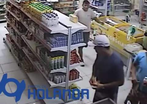 Polícia quer identificar assaltantes com vídeo