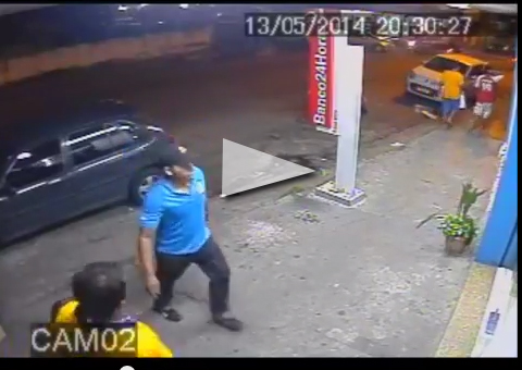 Vídeo mostra como foi o assalto em farmácia de Manaus