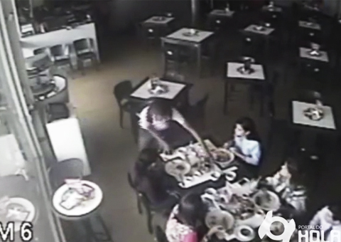 Vídeo mostra momento em que Desembargadora é assaltada