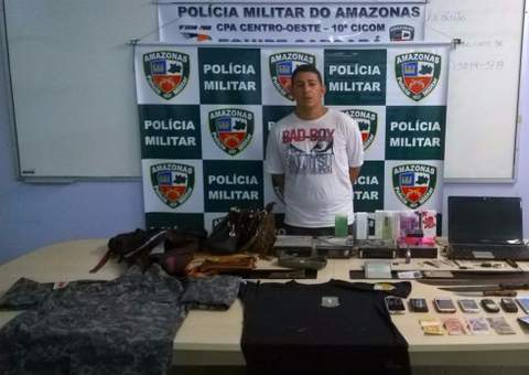  Homem que assaltava na presença do filho de 4 anos é preso no Alvorada 