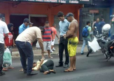 Mulher sofre atropelamento na avenida Tefé