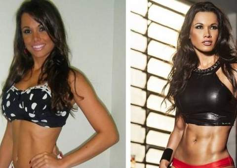Fernanda D'Avila mostra que transformou flacidez em massa muscular 