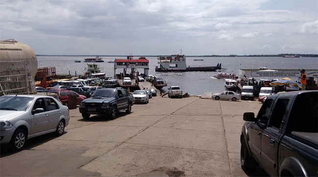 Travessia está sendo feita sem filas na Ceasa