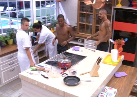 BBB15: Brothers são punidos por quebrarem regra e irão passar "fome"
