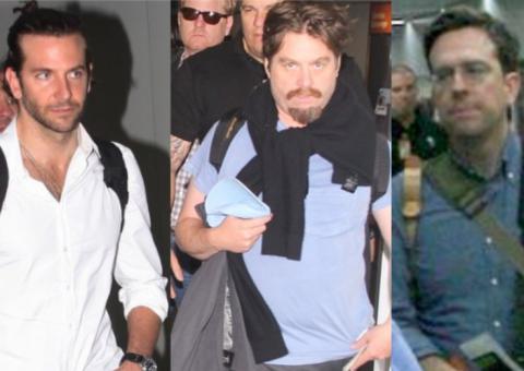 Atores de "Se Beber Não Case Parte 3" desembarcam no Brasil  