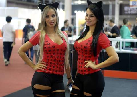 As gatas da Brasil Game Show 2014 (BGS)