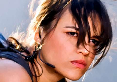 Michelle Rodriguez de 'Velozes e Furiosos' assume namorada