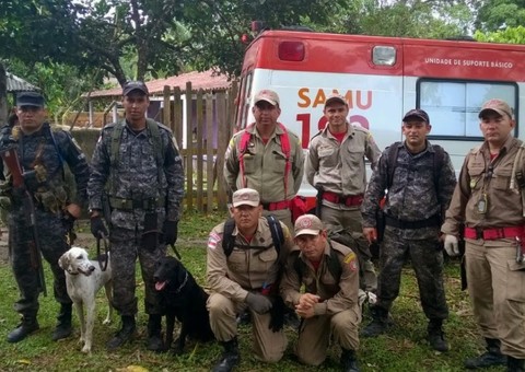 Equipe do canil da PM localiza idoso perdido na AM-010
