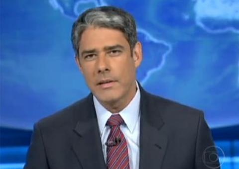 William Bonner fica no "vácuo" ao vivo