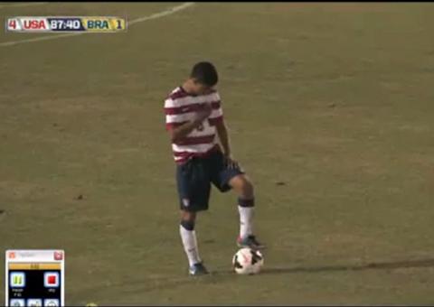 Seleção sub-15 dos EUA faz a do Brasil de bobos