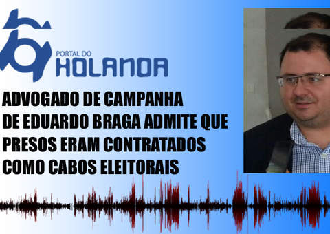 Advogado admite que homens presos roubando eram do comitê de Braga, mas que candidato não sabia 