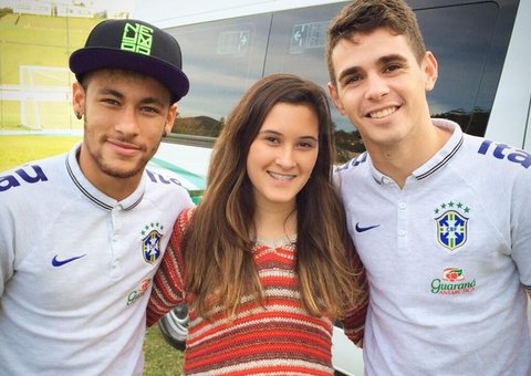 Filha de Fátima Bernardes e William Bonner tieta Neymar e Oscar