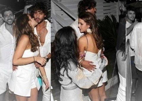 Bruna Marquezine beija muito novo affair no Réveillon