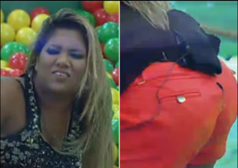 Acima do peso, Mulher Filé rasga short ao se divertir