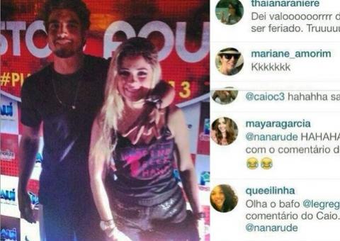  Fã diz que pegou Caio Castro e ator dá corte "Teu sonho!"