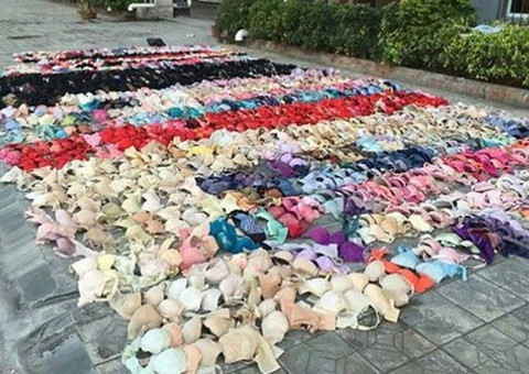 Ladrão de  lingeries foi preso com mais de 2.000 peças