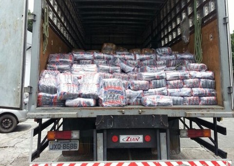  Quadrilha é presa depois de roubar 2,4 toneladas de feijão