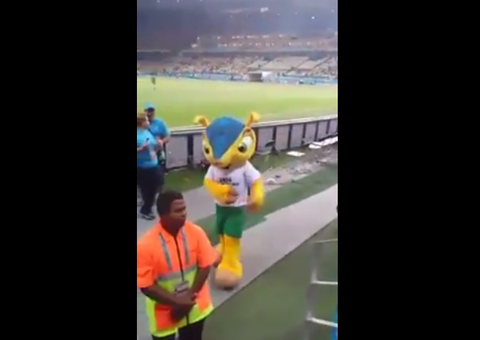 Veja a homenagem que os torcedores reservaram para o Fuleco