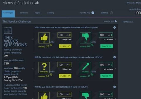 Microsoft cria ferramenta para prever o futuro
