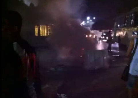 Camelôs fazem protesto na  Cidade Nova