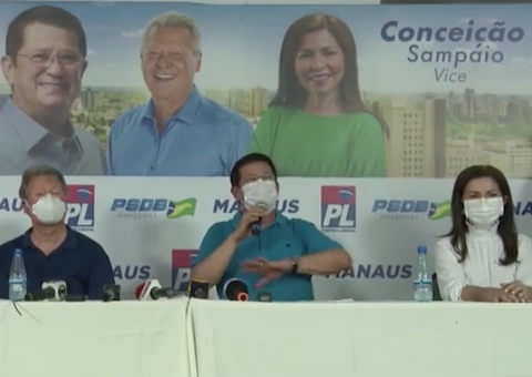 Alfredo Nascimento tem Conceição Sampaio como vice na eleição em Manaus