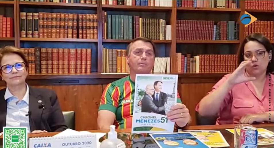 "Uma boa ideia para Manaus": Bolsonaro reafirma apoio a Coronel Menezes