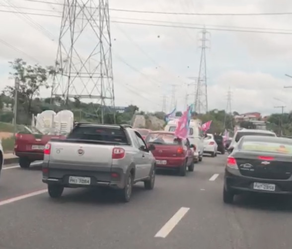 Em reta final de campanha, candidatos apostam em carreatas em Manaus