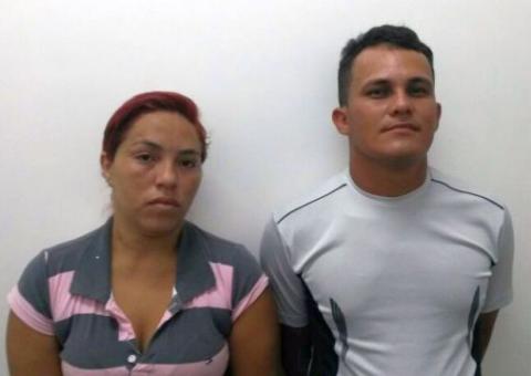 Casal de foragidos é preso vendendo drogas
