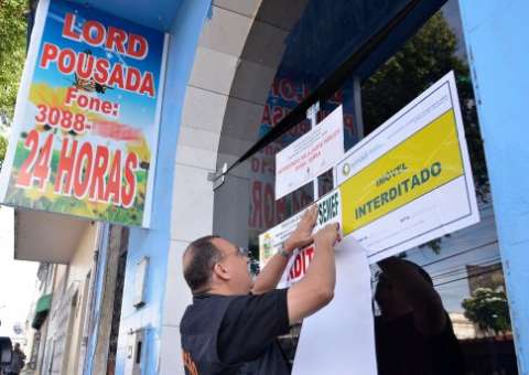 ‘Centro Seguro’ interdita oito hotéis e uma distribuidora