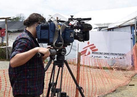 Com ebola, cinegrafista americano tem melhora em estado de saúde