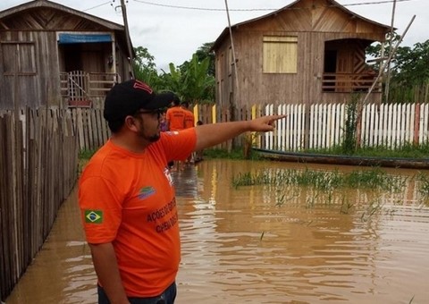Fenômeno da enchente deixa Boca do Acre em estado de emergência