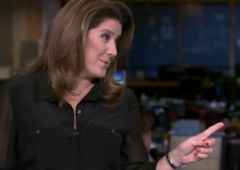   Christiane Pelajo repreende William Waack ao vivo e gafe circula na web