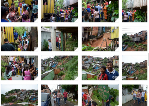 Prefeitura cadastra famílias desabrigadas pelas chuvas