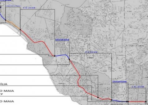Ciclovia vai do Boulervard e passará pela avenida Brasil até a Marina do David, na Ponta Negra