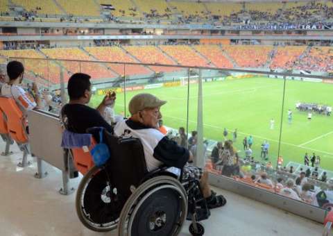 Arena da Amazônia : Fiscalização constata deficiência na comunicação da acessibilidade