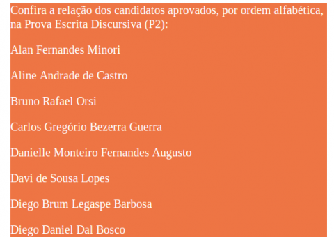 Concurso de  juiz de direito substituto: Conheça os candidatos aprovados na prova discursiva  