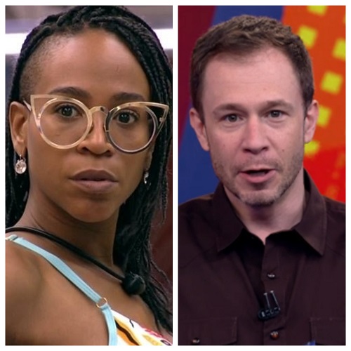 BBB21: Karol Conká 'leva corte' de Tiago Leifert durante jogo da discórdia