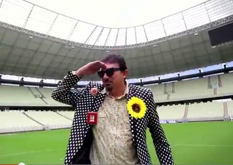 Falcão é o garoto propaganda da Copa em Fortaleza