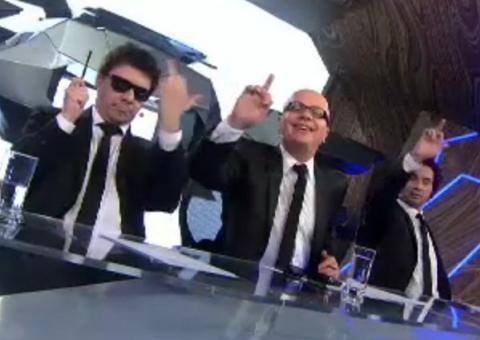 Integrantes do CQC mandam cotoco para Schwarzenegger