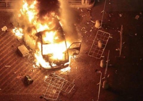 A imprensa, outro alvo dos manifestantes no Brasil