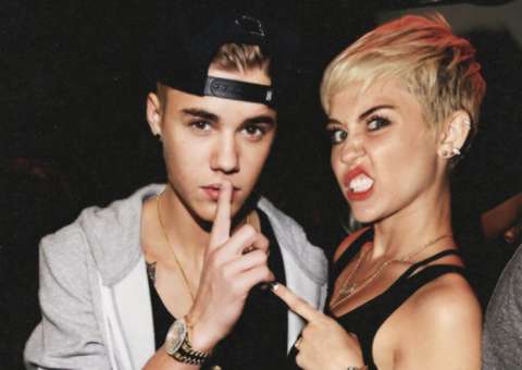   Miley Cyrus aconselha Justin Bieber "Compre uma casa e faça uma boate"