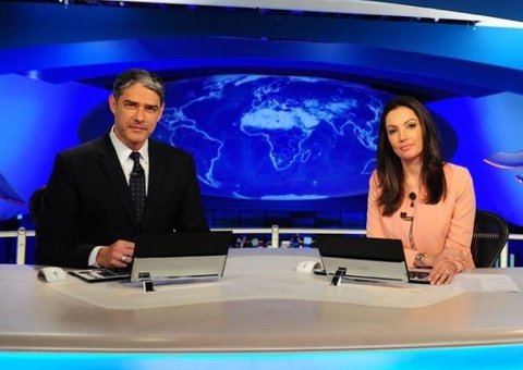 Globo nega problemas entre William Bonner e Patrícia Poeta