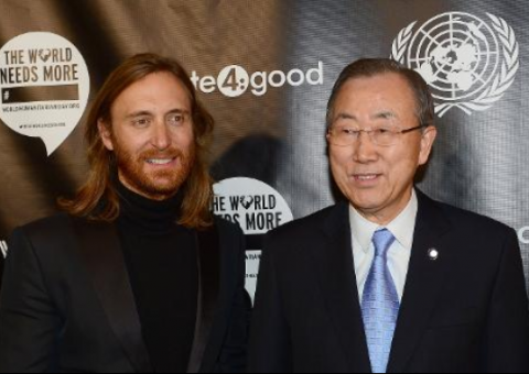 David Guetta lança na ONU campanha de ajuda a vítimas de tragédias