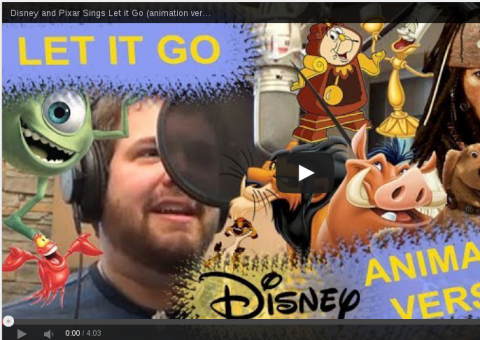Brasileiro imita voz de personagens da Disney cantando "Let it Go"