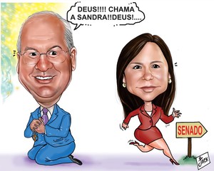 Parisotto só assume se “ Deus chamar a Sandra”