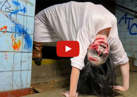 Pegadinha do exorcista e o demônio aranha