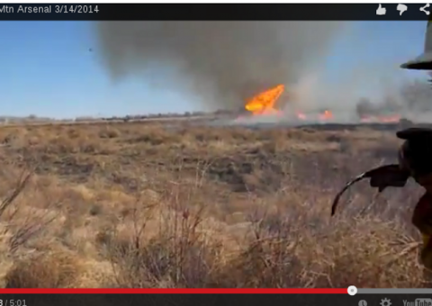 Poeira do diabo: Fenômeno muito raro de tornado de fogo